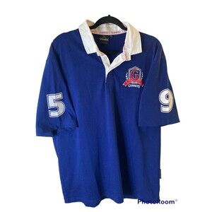 Guinness Soccer ‘St.James Gate’ S/S Polo XL Blue/White